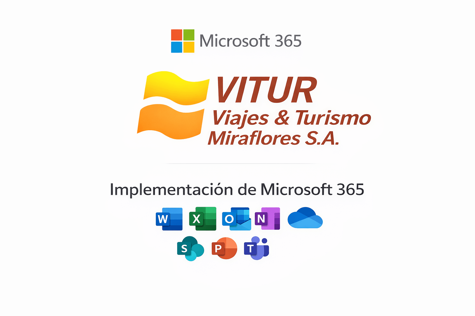 Implementación de Microsoft 365 para VITUR Viajes y Turismo